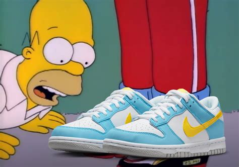 homer nike dunk replica|homer simpson dunks.